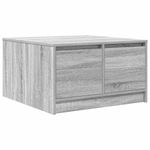 Casa si Gradina - Mobilier - Mese si birouri - Masute de cafea - Masuta de cafea cu sertare Gri Sonoma 70,5x70x40 cm - Infinity.ro
