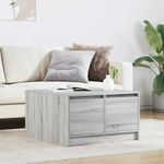 Casa si Gradina - Mobilier - Mese si birouri - Masute de cafea - Masuta de cafea cu sertare Gri Sonoma 70,5x70x40 cm - Infinity.ro