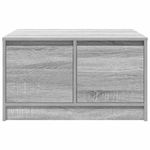 Casa si Gradina - Mobilier - Mese si birouri - Masute de cafea - Masuta de cafea cu sertare Gri Sonoma 70,5x70x40 cm - Infinity.ro