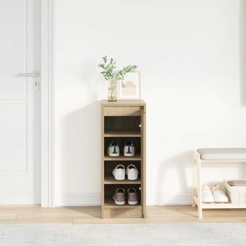 Casa si Gradina - Mobilier - Organizare si depozitare - Organizator incaltaminte - Dulap Pantofi Stejar Sonoma 29,5x34x76 cm Lemn prelucrat - Infinity.ro
