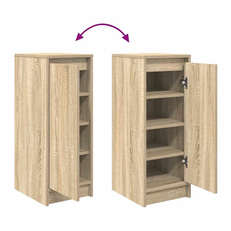 Casa si Gradina - Mobilier - Organizare si depozitare - Organizator incaltaminte - Dulap Pantofi Stejar Sonoma 29,5x34x76 cm Lemn prelucrat - Infinity.ro