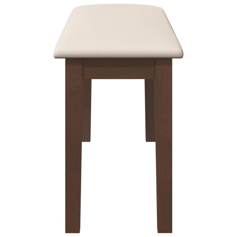 Casa si Gradina - Mobilier - Canapele si coltare - Banchete - Banca 90 cm maro din lemn masiv cauciuc, maro și deschis - Infinity.ro