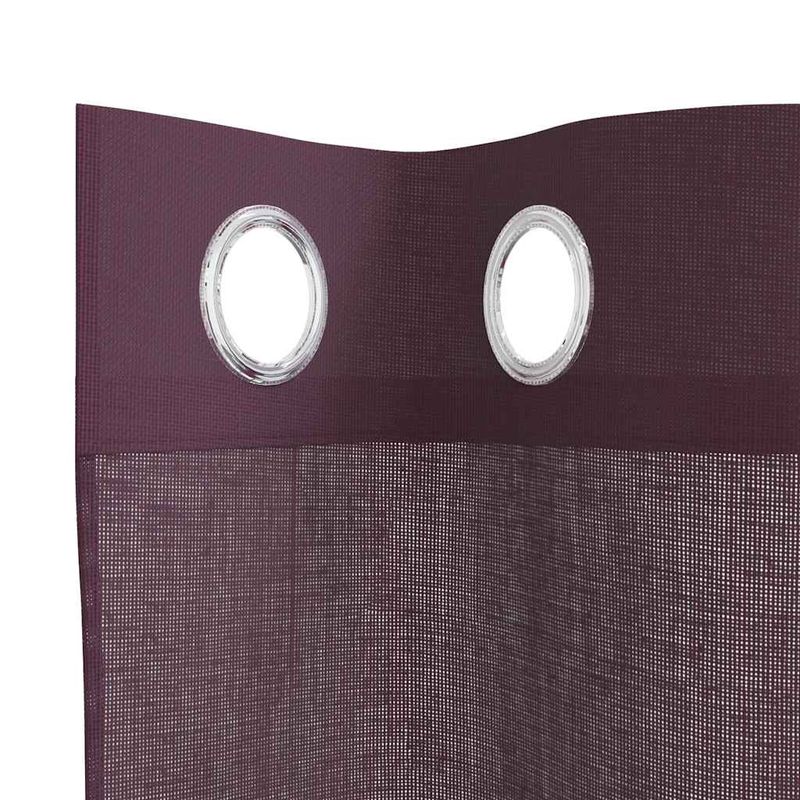Casa si Gradina - Textile si covoare - Perdele si draperii - Perdele - Perdele Voile cu Oeli 2 buc Violet 140x245 cm - Infinity.ro