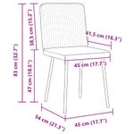Casa si Gradina - Mobilier - Scaune si fotolii - Scaune - Scaune de bucatarie, 2 buc., rosu vin, catifea - Infinity.ro