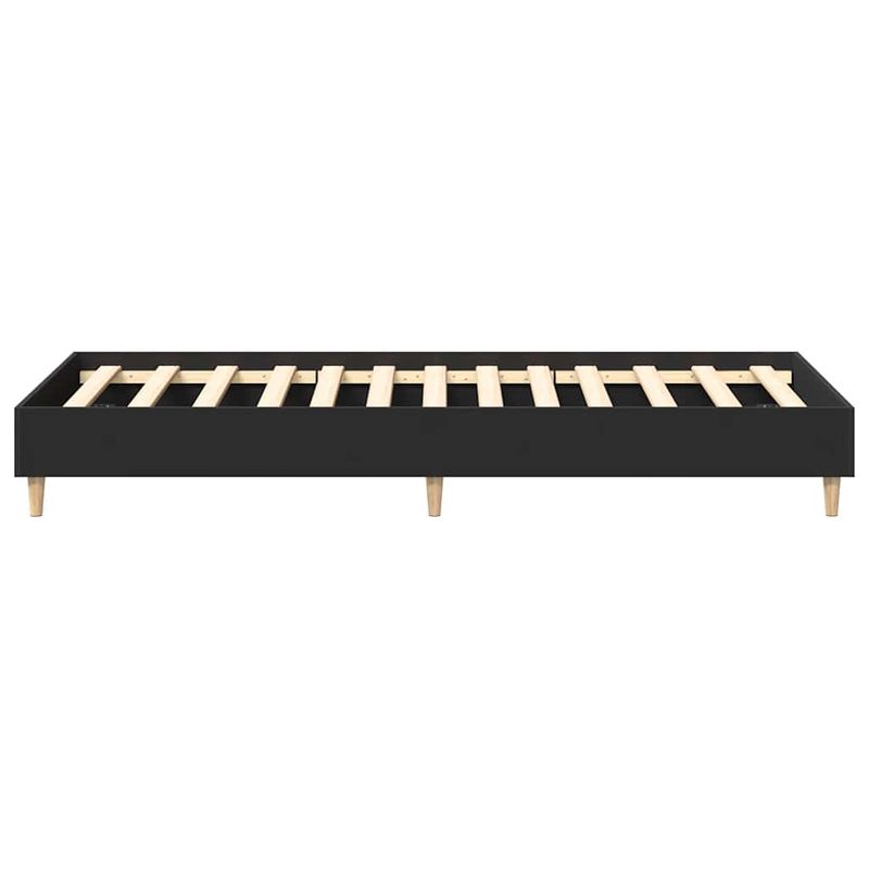Casa si Gradina - Mobilier - Paturi si accesorii - Paturi - Cadru de pat fara saltea, negru, 90x200 cm, lemn prelucrat - Infinity.ro