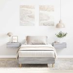 Casa si Gradina - Mobilier - Paturi si accesorii - Paturi - Cadru de pat fara saltea Gri Sonoma 90x190 cm Lemn prelucrat - Infinity.ro