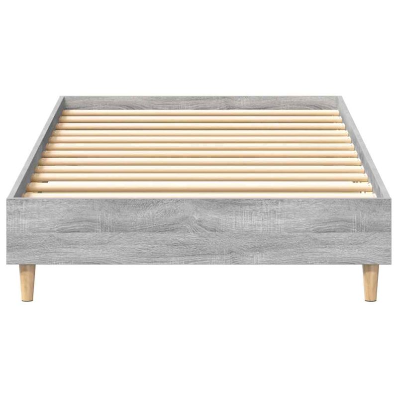 Casa si Gradina - Mobilier - Paturi si accesorii - Paturi - Cadru de pat fara saltea Gri Sonoma 90x190 cm Lemn prelucrat - Infinity.ro