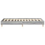 Casa si Gradina - Mobilier - Paturi si accesorii - Paturi - Cadru de pat fara saltea Gri Sonoma 90x190 cm Lemn prelucrat - Infinity.ro