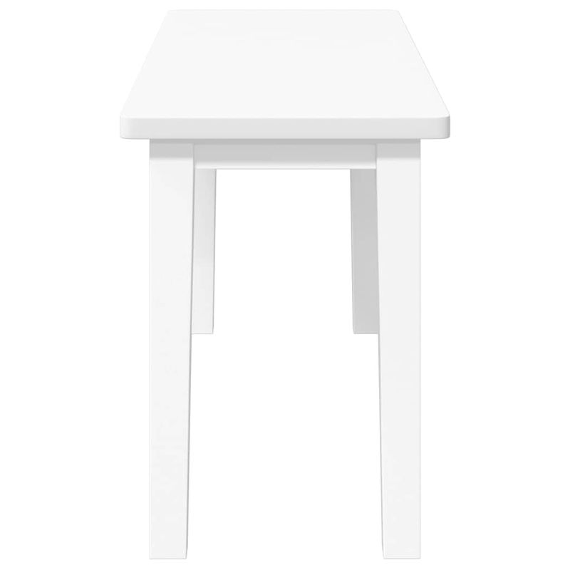 Casa si Gradina - Mobilier - Canapele si coltare - Banchete - Banca 90 cm din lemn masiv alb cauciuc - Infinity.ro