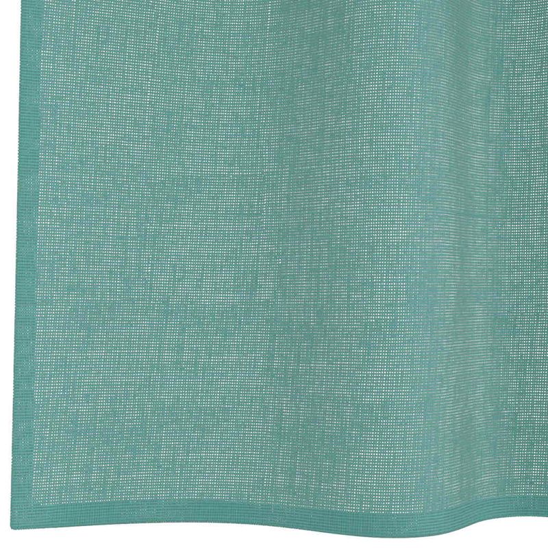 Casa si Gradina - Textile si covoare - Perdele si draperii - Perdele - Perdele Voile cu Oeje 2 buc Turcoaz, mărime 140x175 cm - Infinity.ro