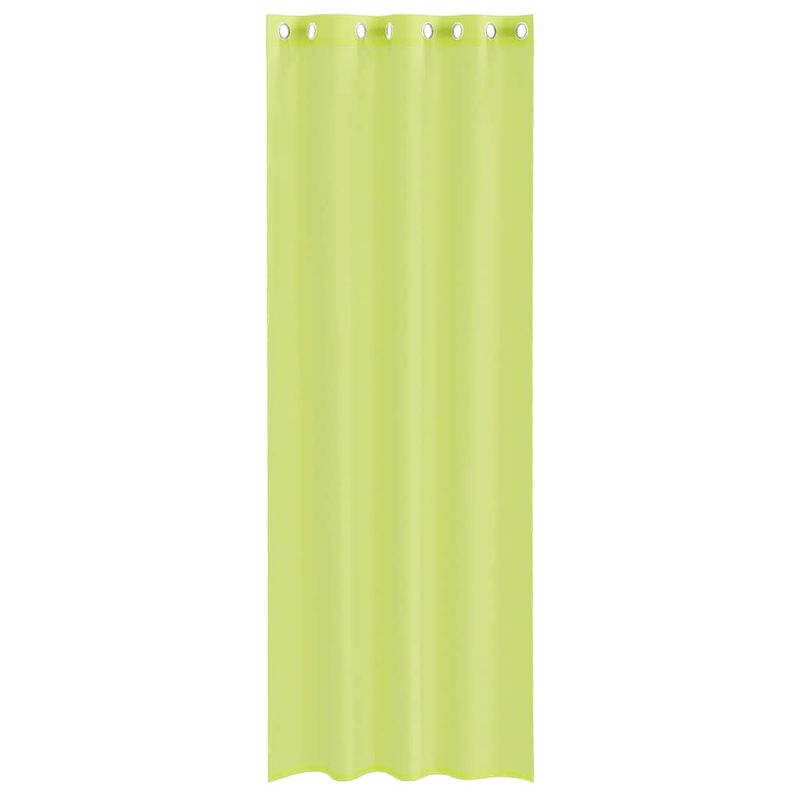 Casa si Gradina - Textile si covoare - Perdele si draperii - Perdele - Perdele Voile cu Oelii 2 buc Verde mar 140x260 cm - Infinity.ro