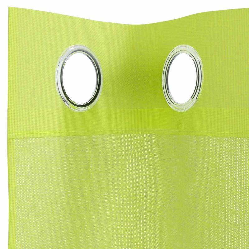Casa si Gradina - Textile si covoare - Perdele si draperii - Perdele - Perdele Voile cu Oelii 2 buc Verde mar 140x260 cm - Infinity.ro