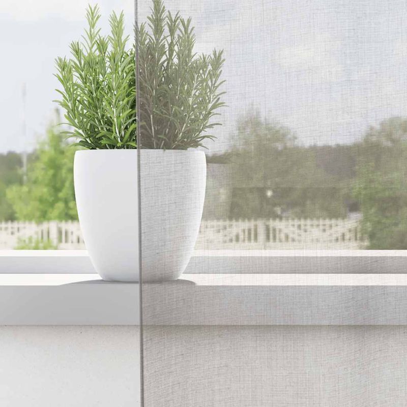 Casa si Gradina - Textile si covoare - Perdele si draperii - Perdele - Perdele Voile cu Oelii 2 buc Gri deschis 140x245 cm - Infinity.ro