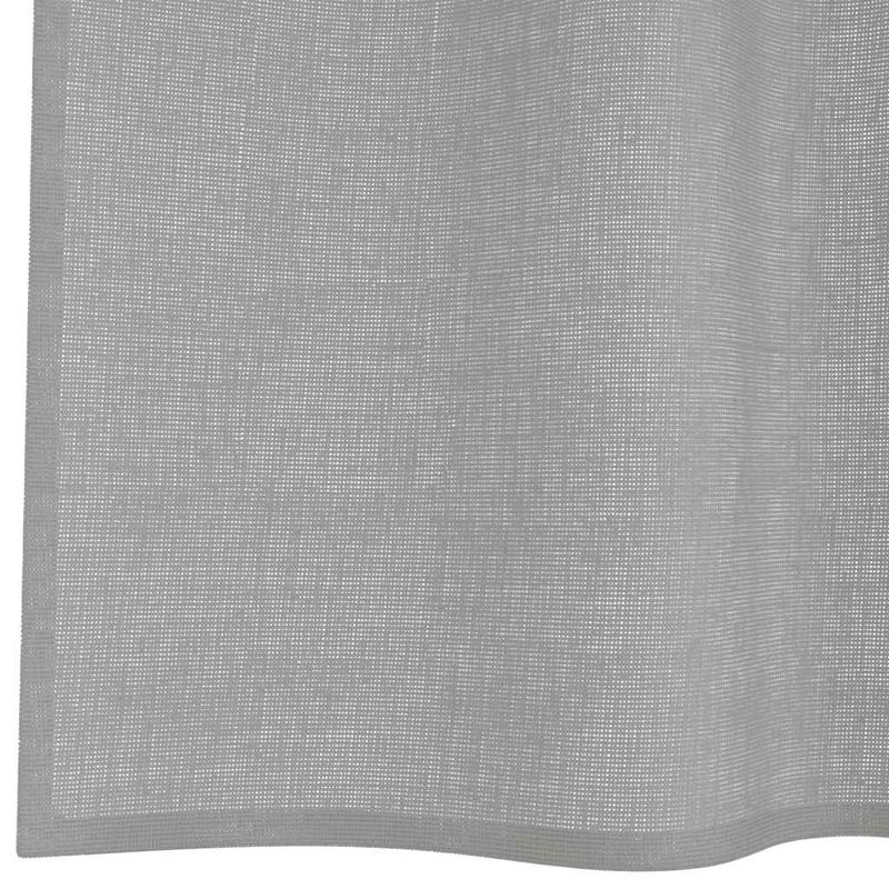 Casa si Gradina - Textile si covoare - Perdele si draperii - Perdele - Perdele Voile cu Oelii 2 buc Gri deschis 140x245 cm - Infinity.ro