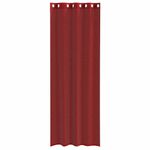 Casa si Gradina - Textile si covoare - Perdele si draperii - Perdele - Perdele Voile cu Oelii 2 buc rosu vin, mărime 140x260 cm - Infinity.ro