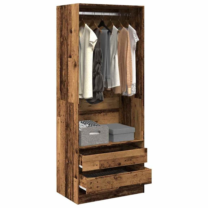Casa si Gradina - Mobilier - Dulapuri si sifoniere - Sifoniere - Sifonier, lemn vechi, 80x50x200 cm, lemn prelucrat, cantitate 2 sertare - Infinity.ro