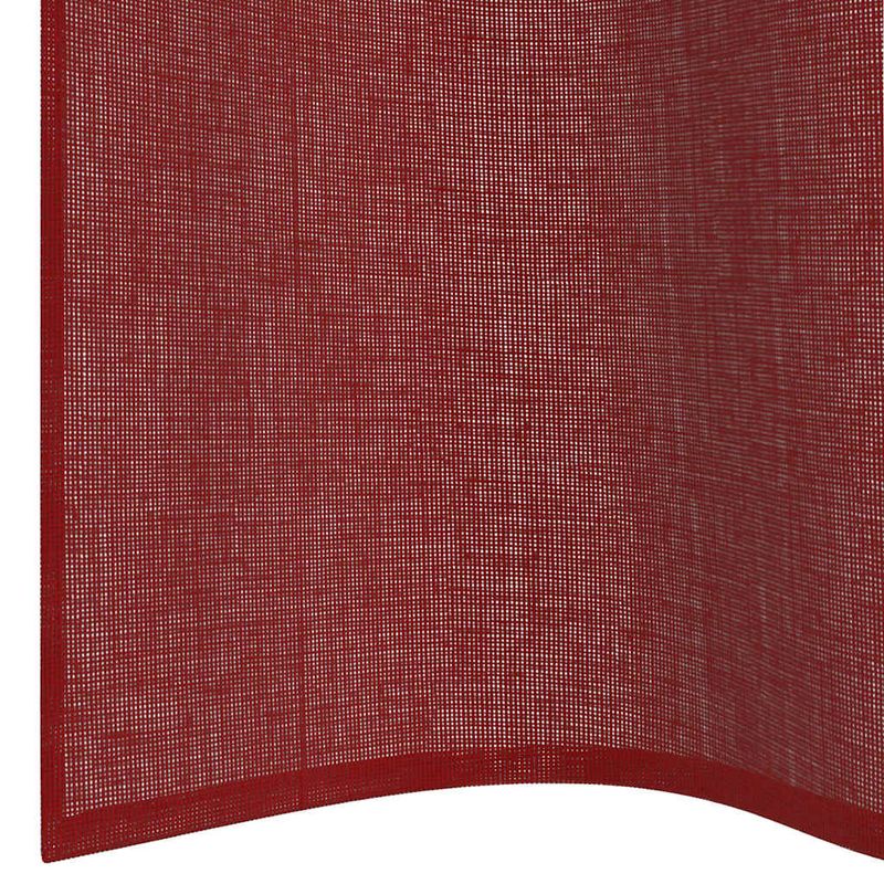 Casa si Gradina - Textile si covoare - Perdele si draperii - Perdele - Perdele Voile cu Oelii 2 buc rosu vin, mărime 140x260 cm - Infinity.ro