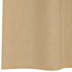 Casa si Gradina - Textile si covoare - Perdele si draperii - Perdele - Perdele Voile cu buzunare pentru bare 2 buc nisip, mărime 140x140 cm - Infinity.ro