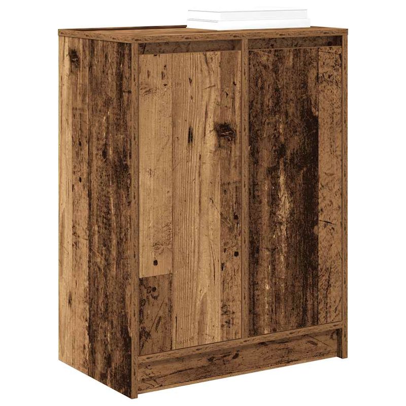Casa si Gradina - Mobilier - Organizare si depozitare - Organizator incaltaminte - Dulap Pantofi Lemn Vechi 57x34x76 cm Lemn prelucrat - Infinity.ro