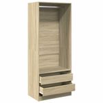 Casa si Gradina - Mobilier - Dulapuri si sifoniere - Sifoniere - Sifonier, stejar sonoma, 80x50x200 cm, lemn prelucrat, cantitate 2 sertare - Infinity.ro