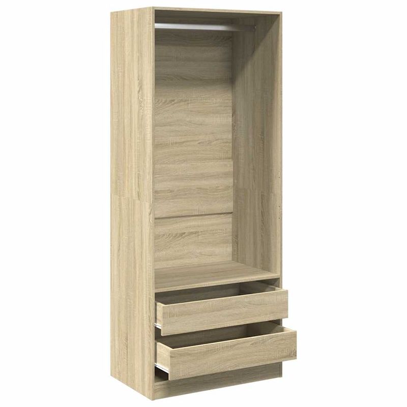 Casa si Gradina - Mobilier - Dulapuri si sifoniere - Sifoniere - Sifonier, stejar sonoma, 80x50x200 cm, lemn prelucrat, cantitate 2 sertare - Infinity.ro