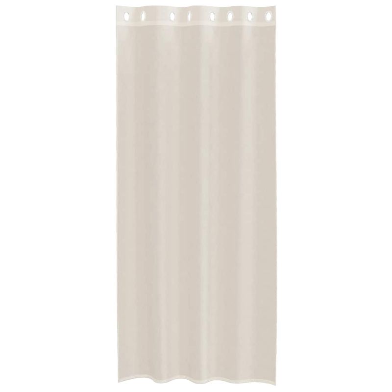 Casa si Gradina - Textile si covoare - Perdele si draperii - Perdele - Perdele Voile cu Oeli 2 buc Crem 140x245 cm - Infinity.ro