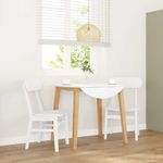 Casa si Gradina - Mobilier - Scaune si fotolii - Scaune - Scaune de sufragerie 2 buc Cauciuc din lemn masiv alb - Infinity.ro