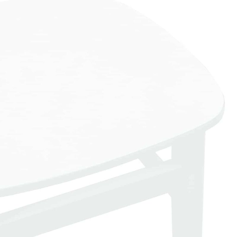 Casa si Gradina - Mobilier - Scaune si fotolii - Scaune - Scaune de sufragerie 2 buc Cauciuc din lemn masiv alb - Infinity.ro