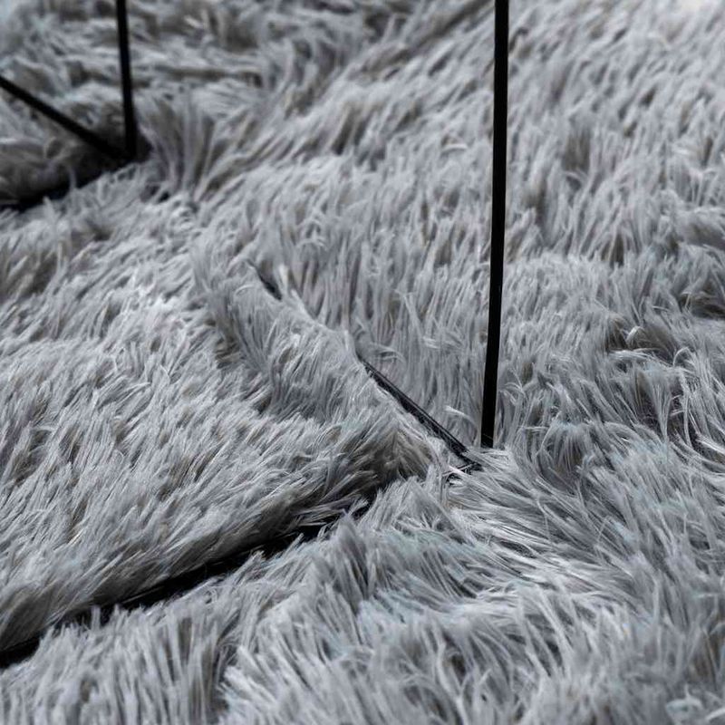 Casa si Gradina - Textile si covoare - Covoare - Covoare casa - Covor shaggy cu pom inalt, NAVARRA, gri argintiu, 240x340 cm - Infinity.ro