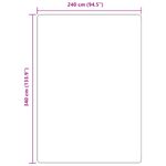 Casa si Gradina - Textile si covoare - Covoare - Covoare casa - Covor shaggy cu pom inalt, NAVARRA, gri argintiu, 240x340 cm - Infinity.ro
