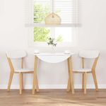 Casa si Gradina - Mobilier - Scaune si fotolii - Scaune - Scaune de sufragerie 2 buc Cauciuc din lemn masiv - Infinity.ro