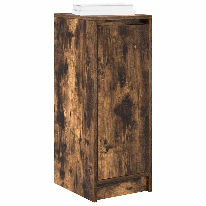 Casa si Gradina - Mobilier - Organizare si depozitare - Organizator incaltaminte - Dulap Pantofi stejar afumat 29,5x34x76 cm Lemn prelucrat - Infinity.ro