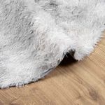 Casa si Gradina - Textile si covoare - Covoare - Covoare casa - Covor shaggy cu pom inalt, NAVARRA, gri deschis, 120x120 cm, formă rotund - Infinity.ro