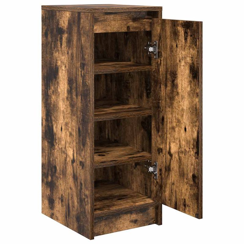 Casa si Gradina - Mobilier - Organizare si depozitare - Organizator incaltaminte - Dulap Pantofi stejar afumat 29,5x34x76 cm Lemn prelucrat - Infinity.ro