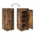 Casa si Gradina - Mobilier - Organizare si depozitare - Organizator incaltaminte - Dulap Pantofi stejar afumat 29,5x34x76 cm Lemn prelucrat - Infinity.ro
