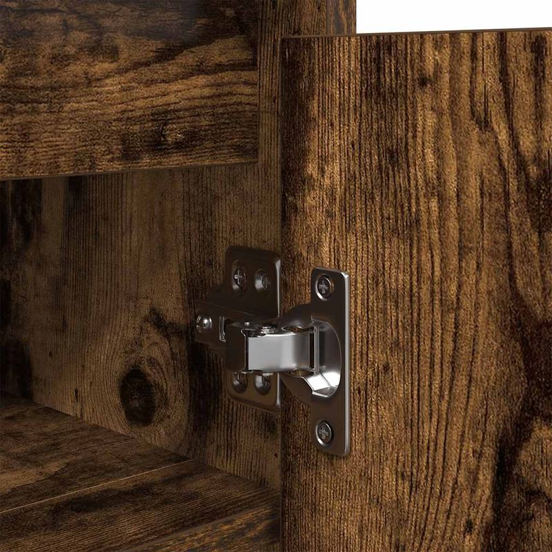 Casa si Gradina - Mobilier - Organizare si depozitare - Organizator incaltaminte - Dulap Pantofi stejar afumat 29,5x34x76 cm Lemn prelucrat - Infinity.ro