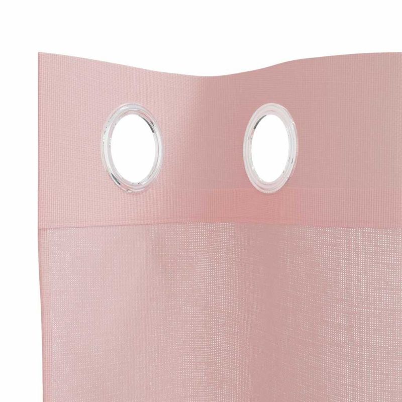 Casa si Gradina - Textile si covoare - Perdele si draperii - Perdele - Perdele Voile cu Oelii 2 buc Roz 140x225 cm - Infinity.ro