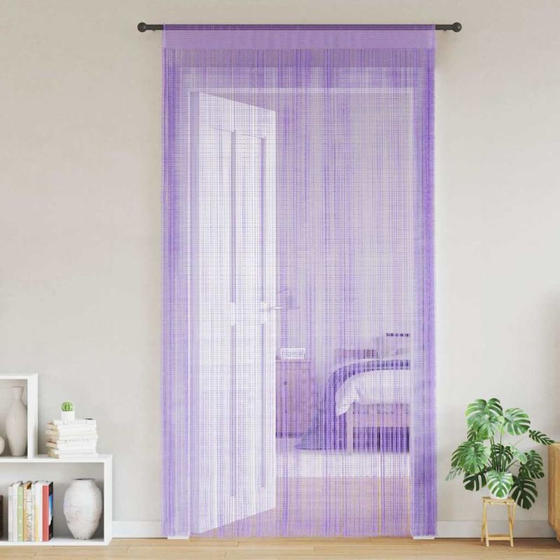 Casa si Gradina - Textile si covoare - Perdele si draperii - Perdele - Perdele sir 2 buc Violet 140x250 cm - Infinity.ro