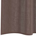Casa si Gradina - Textile si covoare - Perdele si draperii - Perdele - Perdele Voile cu tabla 2 buc Maro, mărime 140x225 cm - Infinity.ro