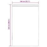 Casa si Gradina - Textile si covoare - Perdele si draperii - Perdele - Perdele Voile cu tabla 2 buc Maro, mărime 140x225 cm - Infinity.ro