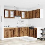Casa si Gradina/Mobilier/Comode si corpuri/Corpuri bucatarie - Set dulap de bucatarie din 11 piese Lemn vechi Lemn prelucrat - Infinity.ro
