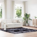 Casa si Gradina - Textile si covoare - Covoare - Covoare casa - Covor shaggy cu pom inalt, NAVARRA, gri inchis, 240x240 cm, formă pătrat - Infinity.ro