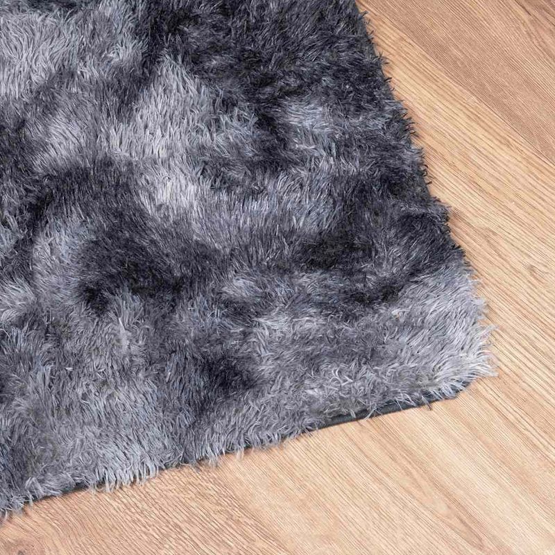 Casa si Gradina - Textile si covoare - Covoare - Covoare casa - Covor shaggy cu pom inalt, NAVARRA, gri inchis, 240x240 cm, formă pătrat - Infinity.ro