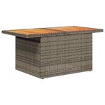 Casa si Gradina - Gradina si terasa - Mobilier exterior - Seturi mobila gradina - Set canapele gradina cu perne 7 piese gri poliratan/lemn acacia - Infinity.ro
