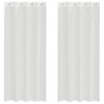 Casa si Gradina - Textile si covoare - Perdele si draperii - Perdele - Perdele Voile cu Oeje 2 buc Alb, mărime 140x245 cm - Infinity.ro