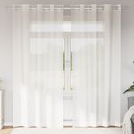 Casa si Gradina - Textile si covoare - Perdele si draperii - Perdele - Perdele Voile cu Oeje 2 buc Alb, mărime 140x245 cm - Infinity.ro
