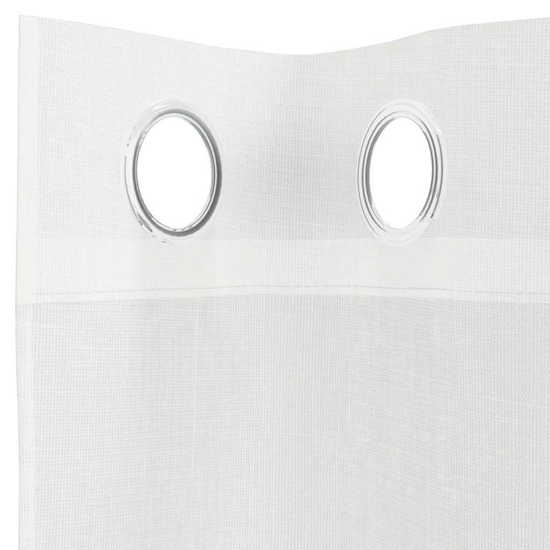 Casa si Gradina - Textile si covoare - Perdele si draperii - Perdele - Perdele Voile cu Oeje 2 buc Alb, mărime 140x245 cm - Infinity.ro