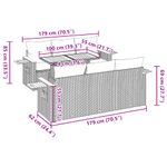 Casa si Gradina - Gradina si terasa - Mobilier exterior - Seturi mobila gradina - Set canapele gradina cu perne 7 piese gri poliratan/lemn acacia - Infinity.ro