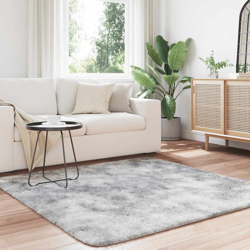 Casa si Gradina - Textile si covoare - Covoare - Covoare casa - Covor shaggy cu pom inalt, NAVARRA, gri deschis, 160x160 cm, formă pătrat - Infinity.ro