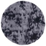 Casa si Gradina - Textile si covoare - Covoare - Covoare casa - Covor shaggy cu pom inalt, NAVARRA, gri inchis, 160x160 cm, formă rotund - Infinity.ro